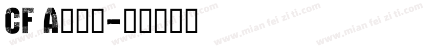 CF Asty字体转换